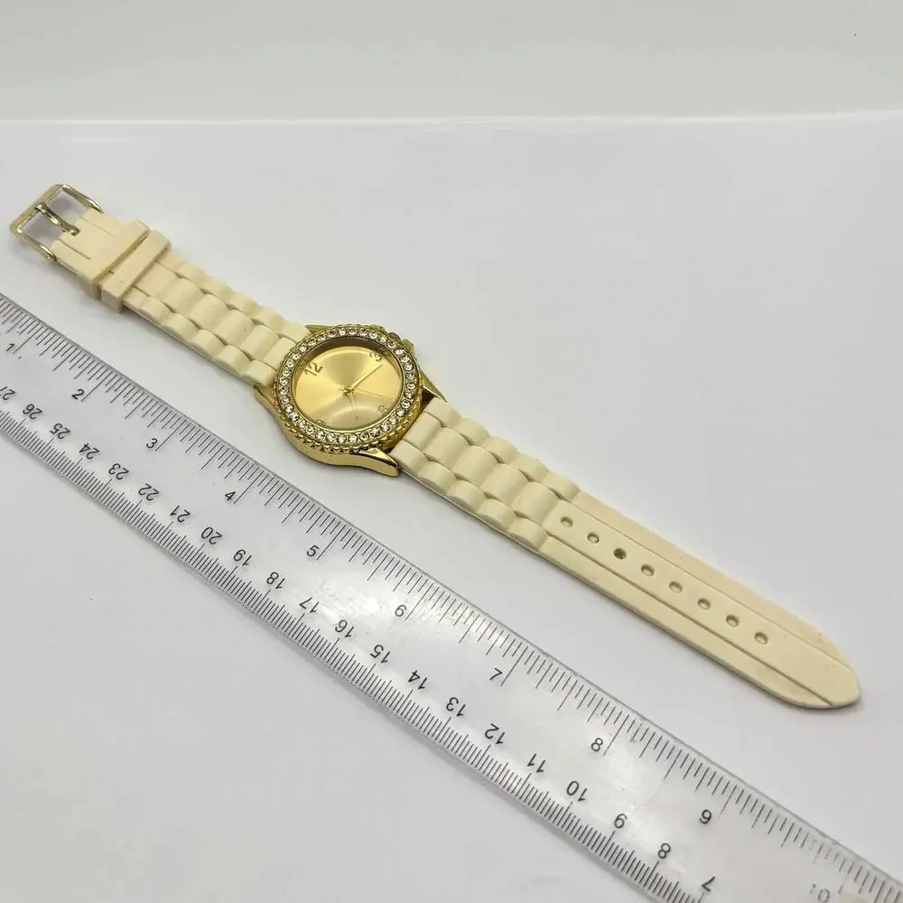 Gold & Cream Men's Watch